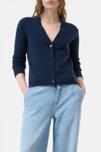 Charger l&#39;image dans la galerie, Closed Cardigan en Laine Dark Night