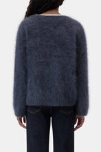 Charger l'image dans la galerie, Closed Pull Col V en Cachemire Storm Blue