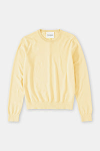 Closed Pull en Maille Fine Calamatta yellow