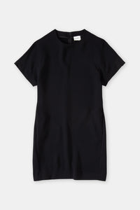 Closed Robe en Tissu Crêpe Noir