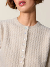 Charger l&#39;image dans la galerie, Rouje Cardigan Cassia en Laine Ecru