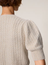 Charger l&#39;image dans la galerie, Rouje Cardigan Cassia en Laine Ecru