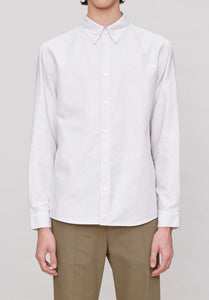 A.P.C. Chemise Greg à Rayures Bordeaux