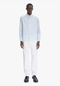 A.P.C. Chemise Greg à Rayures Bleu