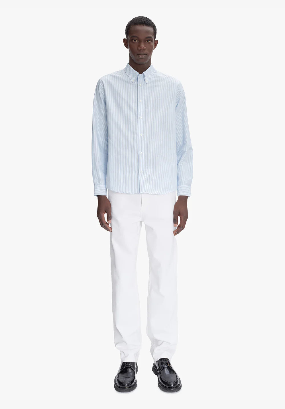 A.P.C. Chemise Greg à Rayures Bleu