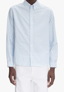 A.P.C. Chemise Greg à Rayures Bleu
