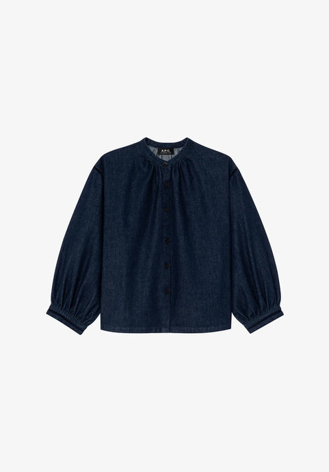 A.P.C. Blouse Beth Bleu Fonce