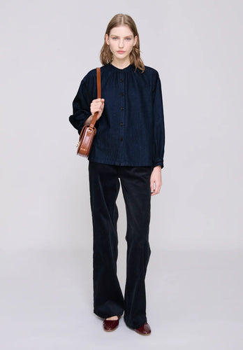 A.P.C. Blouse Beth Bleu Fonce