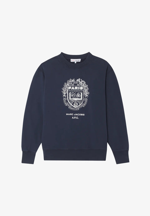 A.P.C. x Marc Jacobs Sweatshirt University Dark Navy