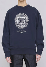 Charger l&#39;image dans la galerie, A.P.C. x Marc Jacobs Sweatshirt University Dark Navy
