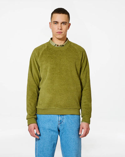 Homecore Sweatshirt Aquae en Bouclette Rosemary Green