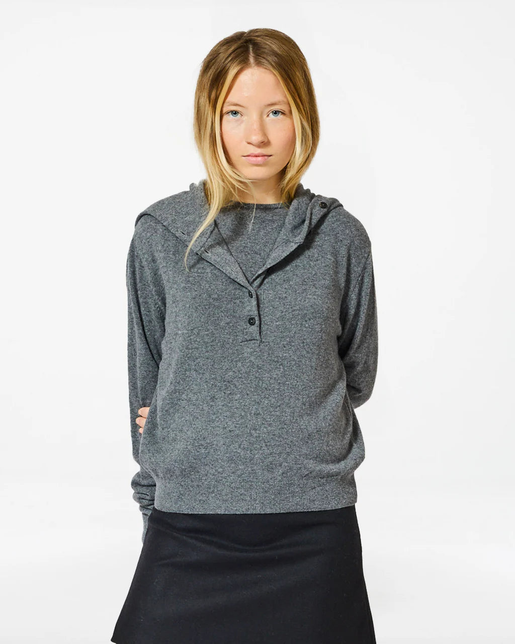 Homecore Pull Maya en Laine Anthracite