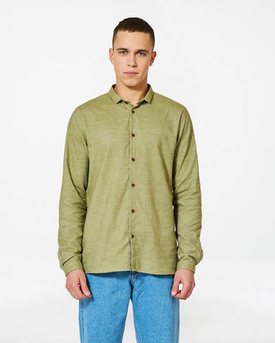 Homecore Chemise Pala Riocard en Coton Light Khaki