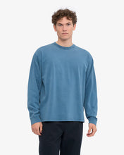 Charger l'image dans la galerie, Colorful Standard T-shirt Manches Longues Oversize Faded Indigo