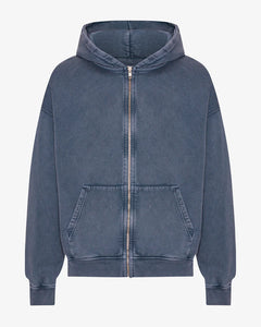 Colorful Standard Hoodie Zip Oversized Neptune Blue