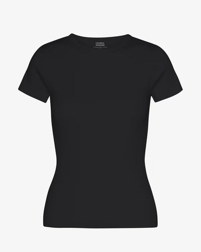 Colorful Standard T-shirt Organic Rib Deep black