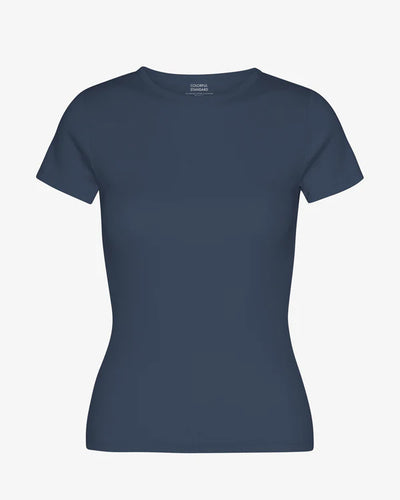 Colorful Standard T-shirt Organic Rib Petrol blue