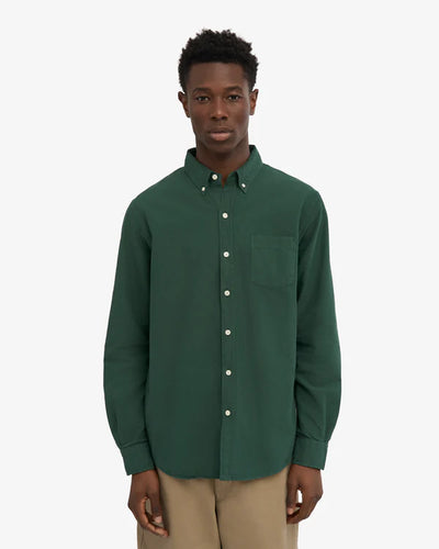 Colorful Standard Chemise Oxford Organic Emerald Green