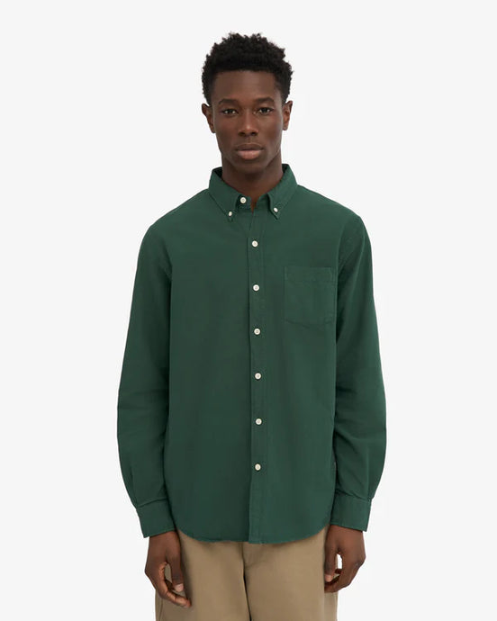 Colorful Standard Chemise Oxford Organic Emerald Green