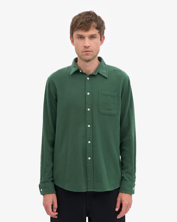 Colorful Standard Chemise Flannel Organic Emerald green