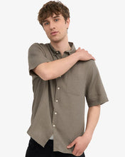 Charger l'image dans la galerie, Colorful Standard Chemise Manches Courtes en Lin Dusty Olive
