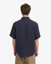 Charger l'image dans la galerie, Colorful Standard Chemise Manches Courtes en Lin Navy Blue