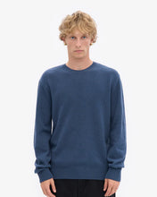 Charger l&#39;image dans la galerie, Colorful Standard Pull Classic merino Wool Crew Petrol Blue