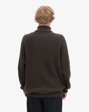 Charger l&#39;image dans la galerie, Colorful Standard Quarter Zip merino Wool Coffee Brown