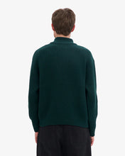 Charger l&#39;image dans la galerie, Colorful Standard Quarter Zip merino Wool Emerald Green