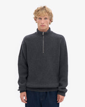 Charger l'image dans la galerie, Colorful Standard Quarter Zip merino Wool Lava Grey