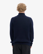 Charger l&#39;image dans la galerie, Colorful Standard Quarter Zip merino Wool Navy Blue