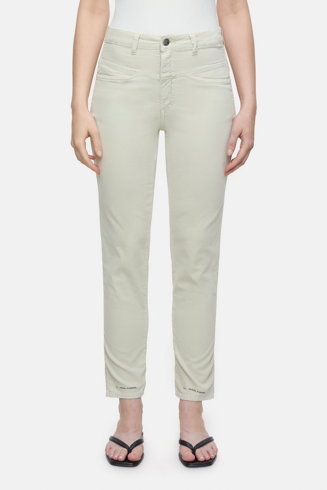 Closed Jean Pedal Pusher Velours Sabbia Beige – Les Archives