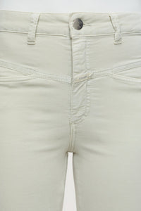 Closed Jean Pedal Pusher Velours Sabbia Beige