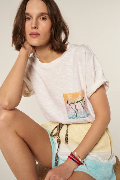 Arizona Love T-shirt Broderie White