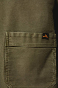 Le Mont Saint Michel Veste de Travail Moleskin Kaki