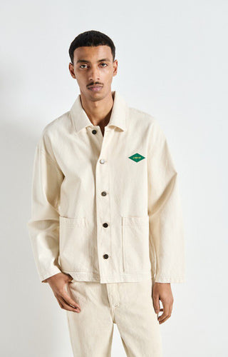 American vintage Veste Mixte Datcity Ecru