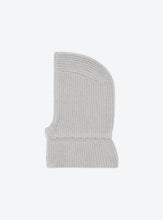 Charger l&#39;image dans la galerie, Molli Cagoule Dentelle Zippée en Maille Côtelée Gris Souris