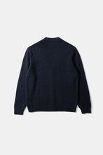 Charger l&#39;image dans la galerie, Edmmond Studios Cardigan Duck Patch en Laine Navy