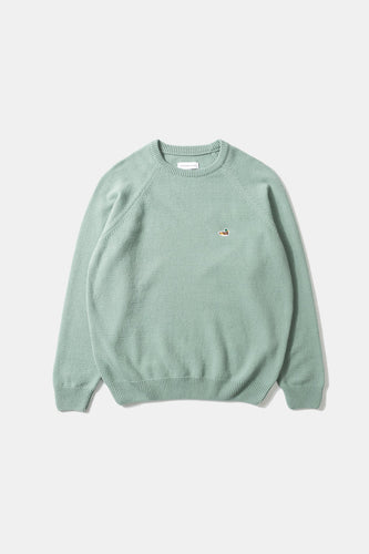 Edmmond Studios Pull Duck Patch en Laine Sage Green