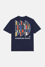 Charger l&#39;image dans la galerie, Edmmond Studios T-shirt Edmmond Radio Navy