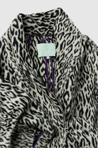 Heimstone Manteau Eren en Imprimé Léopard gris