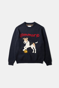 Edmmond Studios Pull Finot en Coton Navy