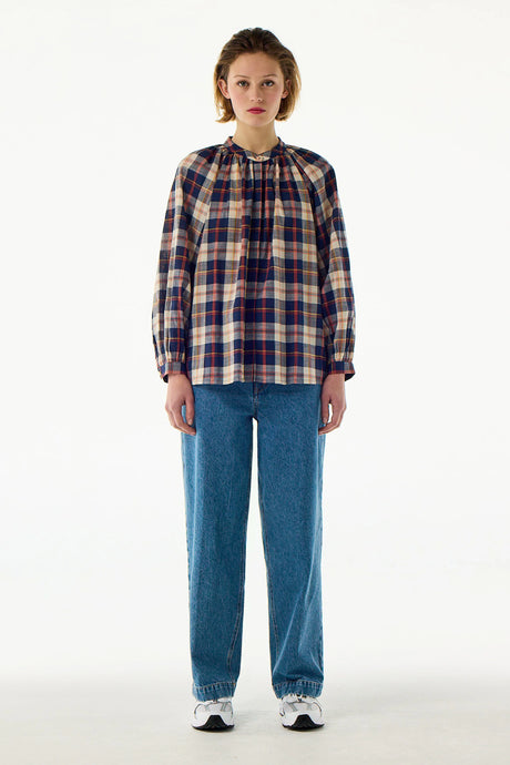 Bellepiece Blouse Jeff Navy