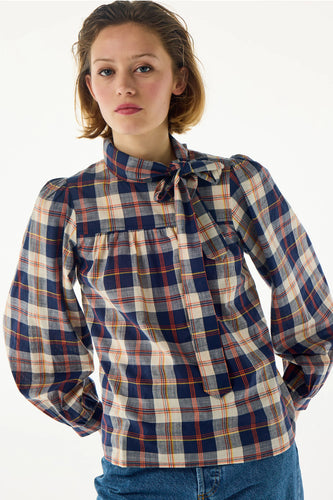 Bellepiece Blouse Edward Navy