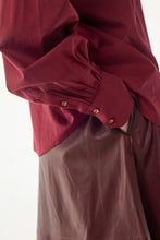 Charger l&#39;image dans la galerie, Bellepiece Jupe Claude en Cuir Burgundy