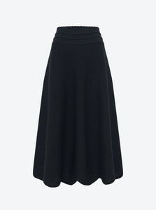 Molli Jupe Biscotte en Broderie Anglaise Noir