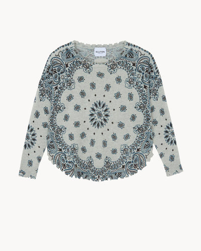 Kujten Pull Mela Western en Cachemire Bouleau