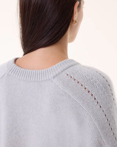 Kujten Pull Diane Cachemire Gris Bouleau