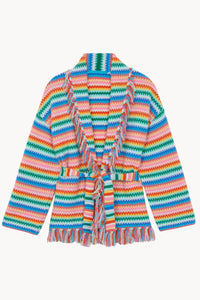 Kujten Gilet Zaina cachemire Multicolore