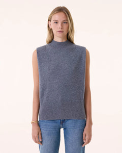 Kujten Pull Divine cachemire Gris Flanelle
